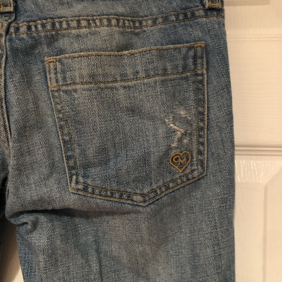 CARMAR Mid rise distressed flare jeans. Size 25 (0). - Picture 3 of 4